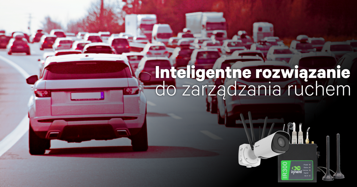 Zarządzanie ruchem baner Inteligentne rozwiązania do zarządzania ruchem w Vispena