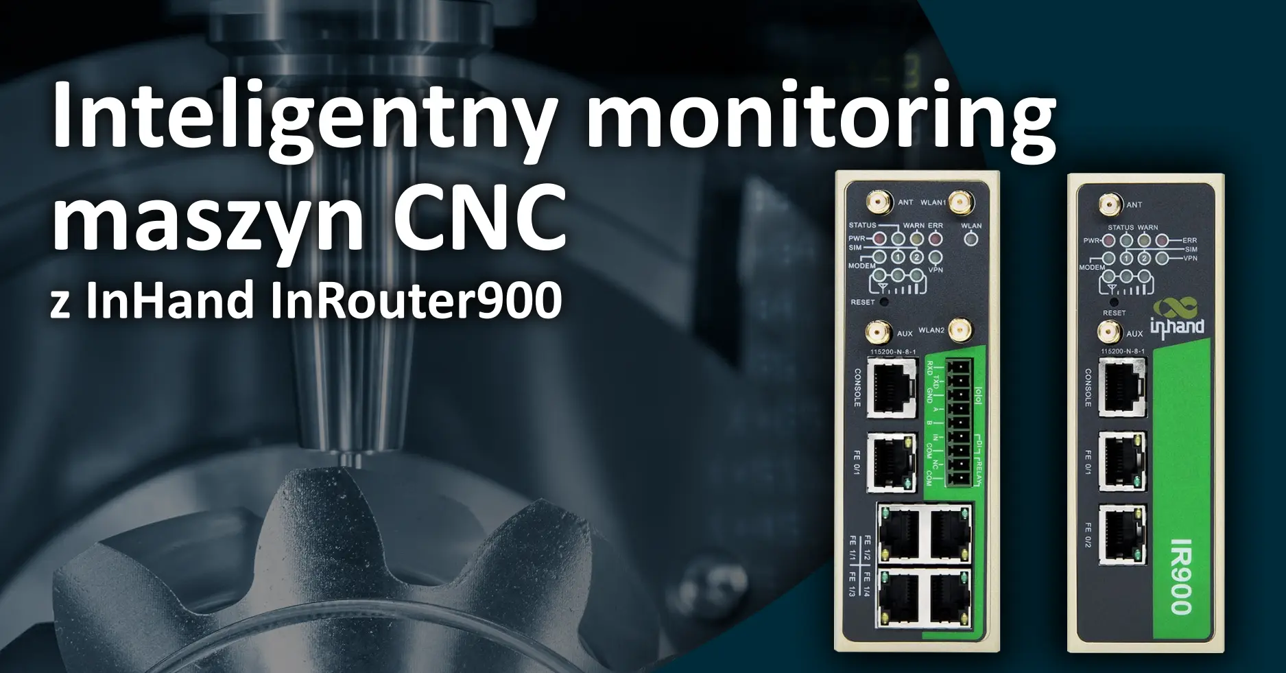 Monitoruj maszyny CNC z InHand
